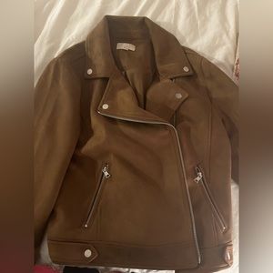LOFT suede leather jacket